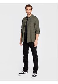 Wrangler Koszula Pocket W5A22LX1X 112327182 Zielony Regular Fit. Kolor: zielony. Materiał: bawełna #4