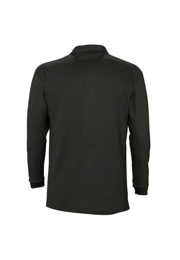 SOL'S - Koszulka Polo Z Długim Rękawem Dla Dorosłych Unisex Winter II. Okazja: na co dzień. Typ kołnierza: polo. Kolor: czarny. Długość rękawa: długi rękaw. Długość: długie. Styl: casual