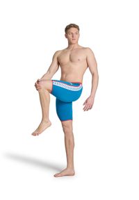 Spodenki Treningowe Arena Icons Swim Jammer Solid. Kolor: niebieski. Materiał: materiał