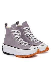Converse Trampki Run Star Hike Platform A10666C Szary. Kolor: szary. Materiał: materiał. Obcas: na platformie #4