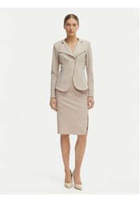 Rinascimento Spódnica ołówkowa CFC0127985003 Beżowy Slim Fit. Kolor: beżowy. Materiał: syntetyk #3