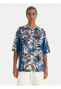 Adidas - adidas T-Shirt Farm Rio Premium KD4629 Niebieski Loose Fit. Kolor: niebieski. Materiał: syntetyk #1