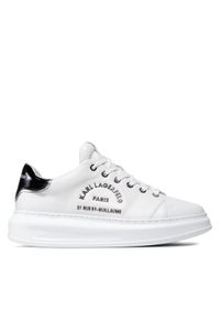 Karl Lagerfeld - KARL LAGERFELD Sneakersy KL52539 Biały. Kolor: biały. Materiał: skóra