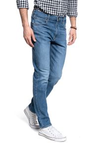 Lee - LEE AUSTIN MĘSKIE SPODNIE JEANSOWE DARK FREEPORT L733PXGQ 112140805 #6