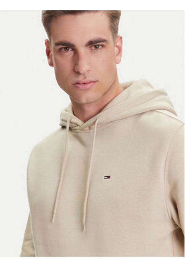 Tommy Jeans Bluza DM0DM20742 Beżowy Regular Fit. Kolor: beżowy. Materiał: bawełna