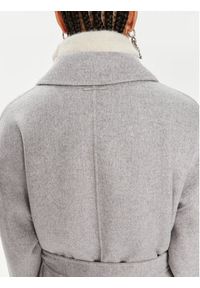 Calvin Klein Płaszcz wełniany K20K207089 Szary Oversize. Kolor: szary. Materiał: wełna #6