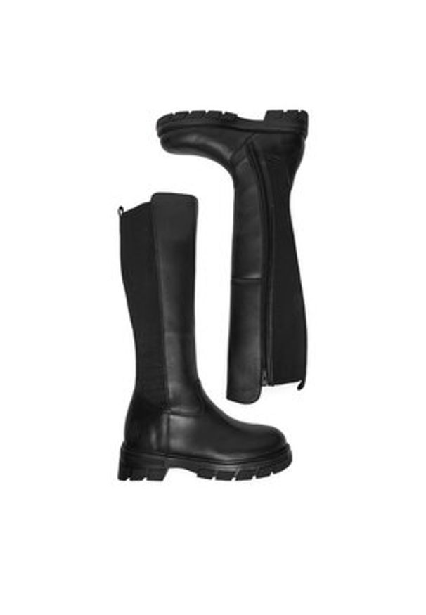 Rieker Kozaki CEO-Z9158-00 Czarny. Kolor: czarny. Materiał: skóra