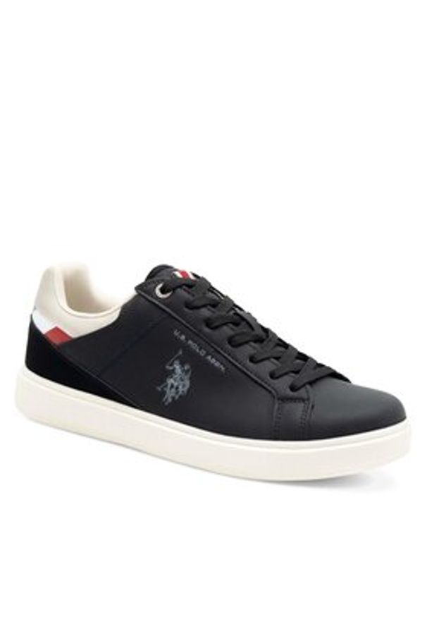 U.S. Polo Assn. Sneakersy ROKKO001M/CY3 Czarny. Kolor: czarny. Materiał: syntetyk