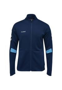 Hummel - KURTKA SPORTOWA Treningowa HUMMEL TECH MOVE POLY ZIP JACKET. Kolor: niebieski