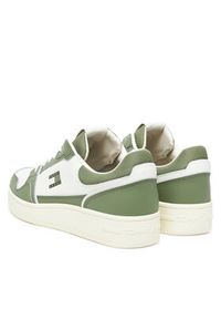 Tommy Jeans Sneakersy Tjm Retro Basket EM0EM01610 Biały. Kolor: biały. Materiał: skóra #5