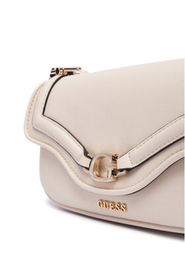 Guess Torebka Dea Mini HWBG79 93790 Écru. Kolor: kremowy. Materiał: skórzane
