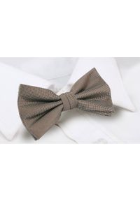 Mucha Męska z Poszetką (Zestaw) - Chattier - Stalowy Odcień Beżu. Kolor: wielokolorowy, beżowy, brązowy. Styl: sportowy, elegancki #3