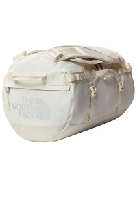 Torba The North Face Base Camp Duffel S 0A52STUBO1 - biała. Kolor: biały. Materiał: nylon. Wzór: paski #1
