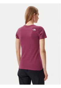 The North Face T-Shirt Simple Dome NF0A87NH Różowy Regular Fit. Kolor: różowy. Materiał: bawełna