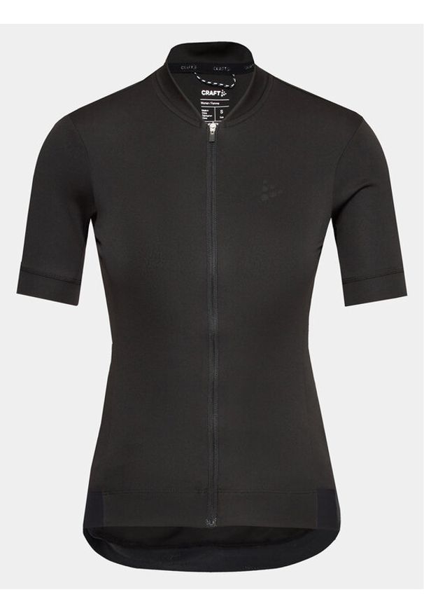 Craft Koszulka rowerowa Essence 1907133 Czarny Slim Fit. Kolor: czarny. Materiał: syntetyk