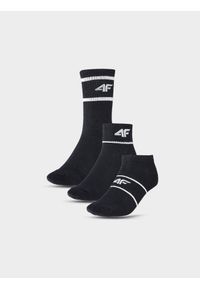 4f - Skarpetki casual (3-pack) dziecięce - multikolor. Kolor: wielokolorowy. Materiał: włókno, materiał, poliamid, bawełna