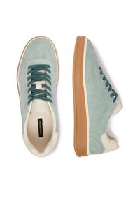Gino Rossi - GINO ROSSI Sneakersy EO-GRW03 Turkusowy. Kolor: turkusowy. Materiał: zamsz, skóra #4