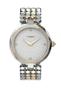 Timex - Zegarek TW2V02700. Kolor: srebrny. Materiał: materiał #1