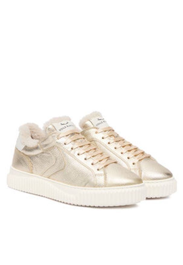 Voile Blanche Sneakersy Lipari 2017113.19.0Q06 Złoty. Kolor: złoty. Materiał: skóra