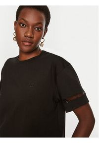 TwinSet - TWINSET T-Shirt 242TP2501 Czarny Regular Fit. Kolor: czarny. Materiał: bawełna #5