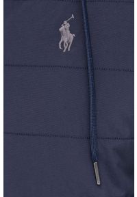 Polo Ralph Lauren bluza 710862795001 męska kolor granatowy z kapturem gładka. Okazja: na co dzień. Typ kołnierza: kaptur, polo. Kolor: niebieski. Materiał: materiał. Wzór: gładki. Styl: casual #5