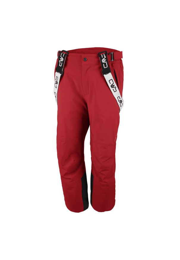 Spodnie narciarskie męskie CMP 3W17397N. Kolor: czerwony, czarny, wielokolorowy, biały. Sezon: zima. Sport: narciarstwo