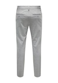 Only & Sons Chinosy Mark 22013727 Szary Slim Fit. Kolor: szary. Materiał: syntetyk #2