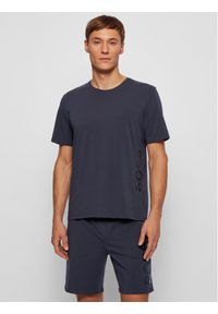 BOSS - Boss Koszulka piżamowa Identity Rn 50442645 Granatowy Regular Fit. Kolor: niebieski. Materiał: bawełna