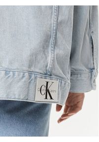 Calvin Klein Jeans Kurtka jeansowa J20J222791 Niebieski Oversize. Kolor: niebieski. Materiał: bawełna #5