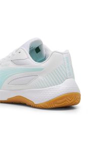 Puma - Młodzieżowe buty do sportów halowych Solarflash III PUMA. Kolor: wielokolorowy, zielony, biały