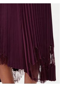 BOSS Spódnica plisowana Velacey 50546594 Fioletowy Regular Fit. Kolor: fioletowy. Materiał: syntetyk #4