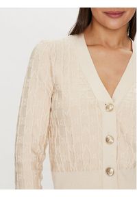 Marciano Guess Kardigan 4YGR37 5718Z Beżowy Regular Fit. Kolor: beżowy. Materiał: wiskoza #4