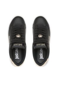 Just Cavalli Sneakersy 74RB3SB3 Czarny. Kolor: czarny. Materiał: skóra #5