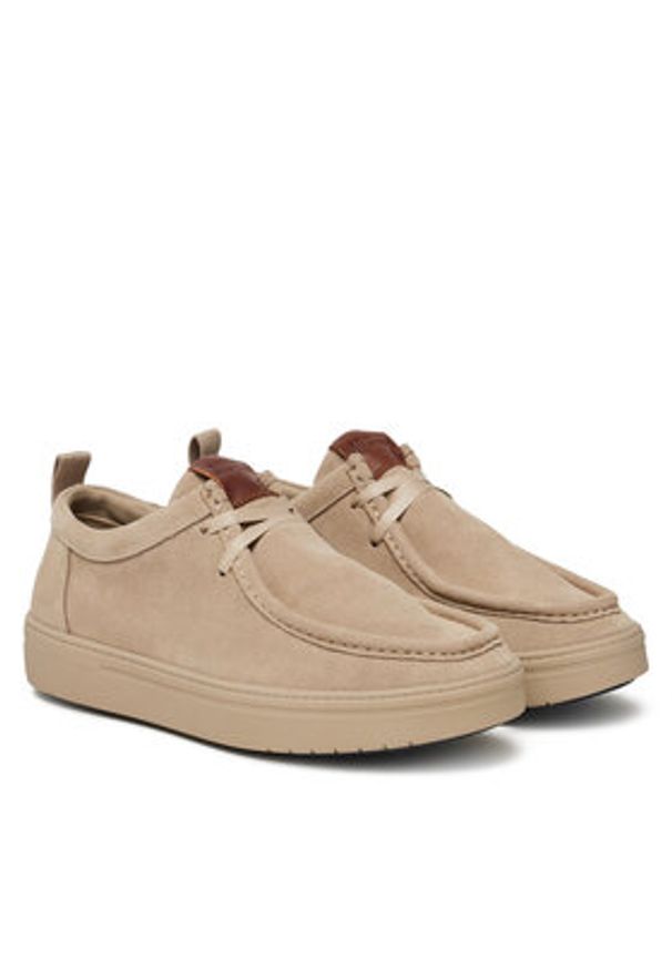 TOMMY HILFIGER - Tommy Hilfiger Półbuty Modern Light Suede Moc Toe Shoe FM0FM05501 Beżowy. Kolor: beżowy. Materiał: zamsz, skóra