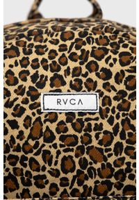 RVCA Plecak damski kolor brązowy duży wzorzysty. Kolor: brązowy #3