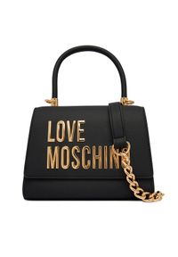 Love Moschino - LOVE MOSCHINO Torebka JC4024PP1OKD0000 Czarny. Kolor: czarny. Materiał: skórzane #1