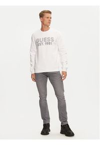 Guess Bluza M4YQ08 K9Z21 Biały Regular Fit. Kolor: biały. Materiał: syntetyk, bawełna #5
