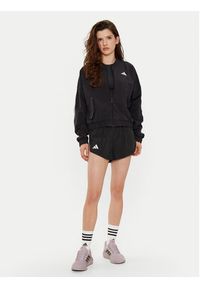 Adidas - adidas Kurtka bomber Essentials 3-Stripes JD5317 Czarny Loose Fit. Kolor: czarny. Materiał: syntetyk #4