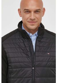 TOMMY HILFIGER - Tommy Hilfiger kurtka męska kolor czarny przejściowa. Kolor: czarny. Materiał: poliester #4