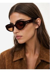 Nine West Okulary przeciwsłoneczne CEO-NW6628S Brązowy. Kolor: brązowy #4