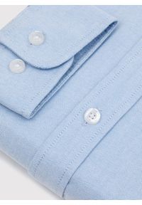 Pako Lorente - Niebieska koszula męska. Typ kołnierza: button down. Kolor: niebieski. Materiał: bawełna. Długość rękawa: długi rękaw. Długość: długie. Wzór: gładki #6