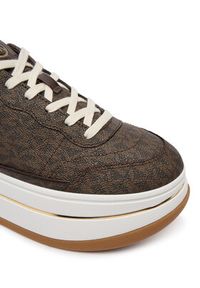 MICHAEL Michael Kors Sneakersy Hayes 43S5HYFS2B Brązowy. Kolor: brązowy. Materiał: skóra #5