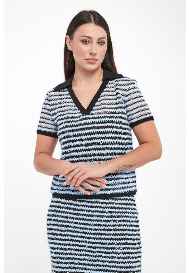 Joseph Ribkoff - Sweter damski w paski JOSEPH RIBKOFF. Wzór: paski