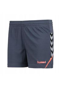 Spodenki damskie sportowe Hummel Authentic Charge Poly Shorts. Kolor: szary. Sport: fitness