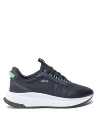 BOSS - Boss Sneakersy Ttnm Evo Runn 50529544 Granatowy. Kolor: niebieski. Materiał: materiał