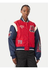 Adidas - adidas Kurtka bomber KR7030 Czerwony Loose Fit. Kolor: czerwony. Materiał: syntetyk #1