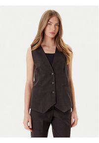 MAX&Co. Kamizelka garniturowa Colour 2526156022200 Czarny Regular Fit. Kolor: czarny. Materiał: syntetyk