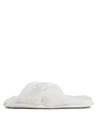 DeeZee Kapcie M138139J Biały. Kolor: biały. Materiał: materiał #4