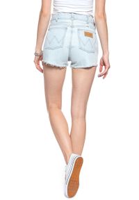 Wrangler - DAMSKIE SPODENKI WRANGLER THE SHORT ICY BLUE W27XVA243. Materiał: jeans #4