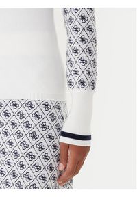 Guess Sweter W5BR24 Z3JD2 Écru Slim Fit. Materiał: syntetyk #3